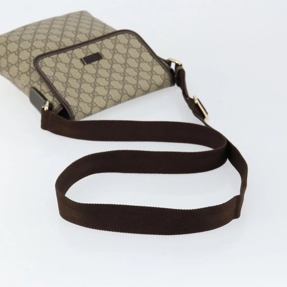 GUCCI GG Supreme Shoulder Bag PVC Leather Beige 223666 Auth ep11388 - Picture 8 of 16